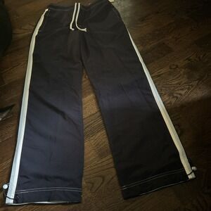 NWT Green Tea Blue Straight Leg Drawstring Track Pants